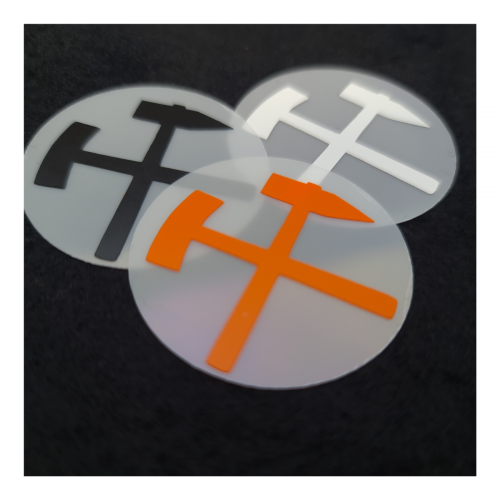 Reviergut Sticker „Eisen & Schlägel“ -5er Set matt